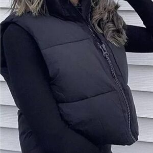 Amazon Women's Black Quilted Vest